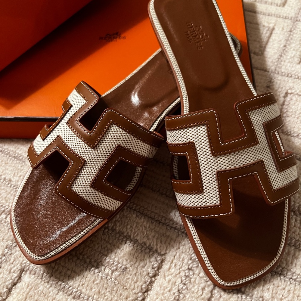 Hermes Oran Sandals